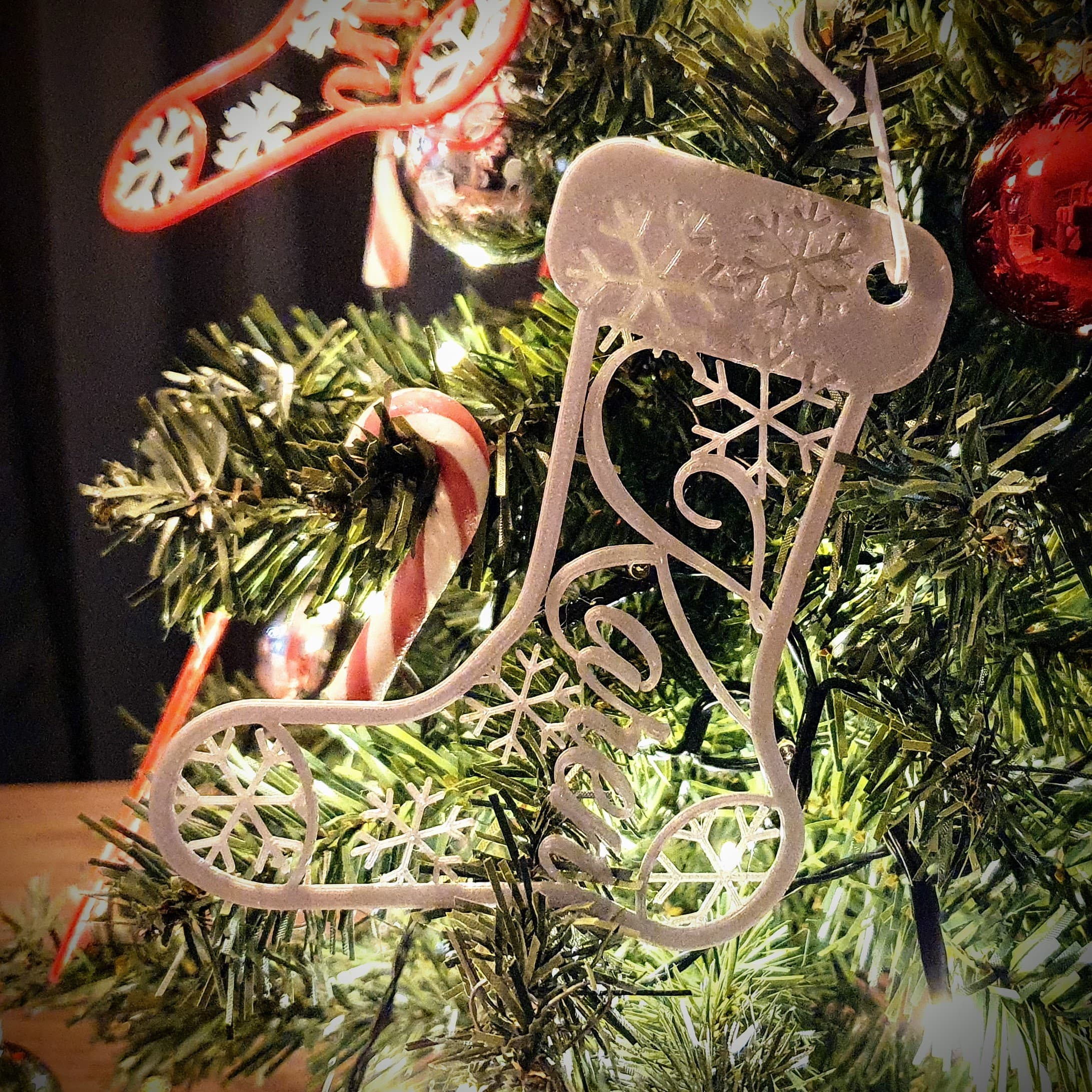 Chaussette de Noël avec nom