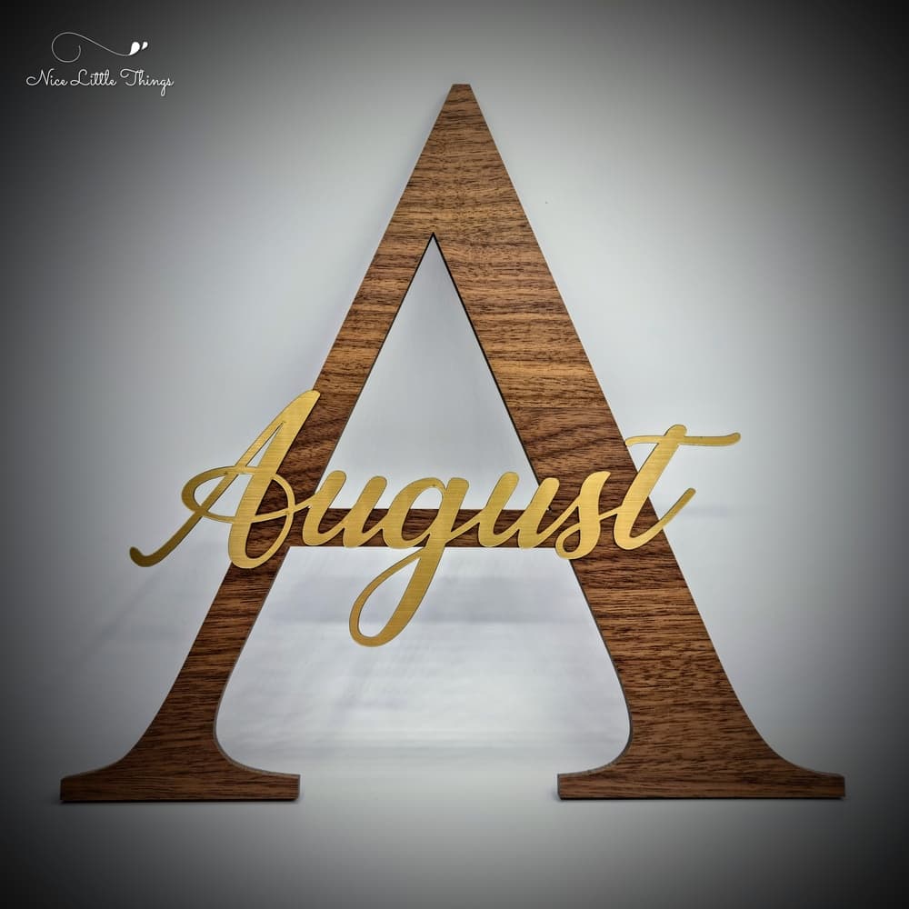 décoration avec nom