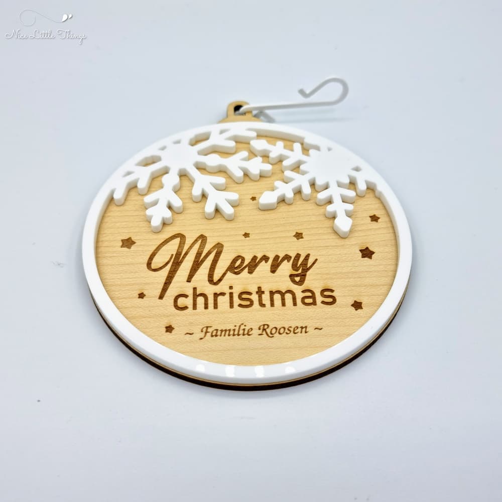boule de Noël multicouche