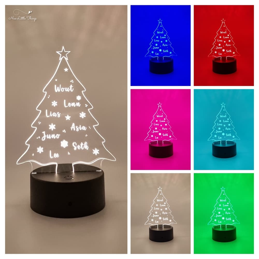 Lampe LED RVB de Noël