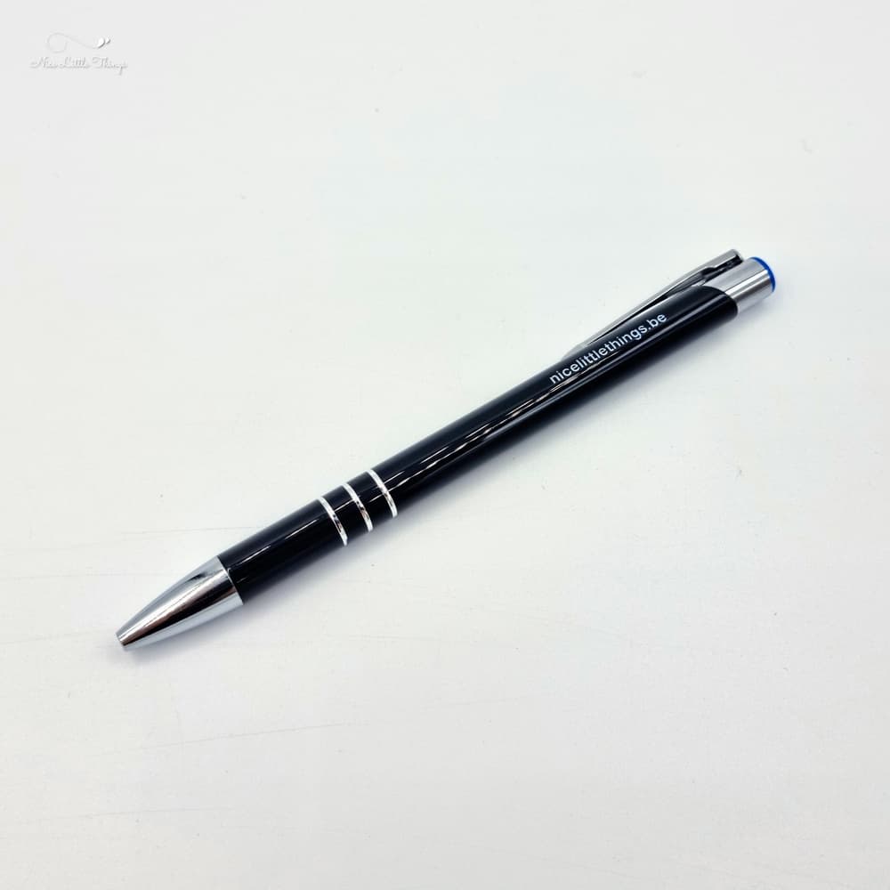 Stylo en aluminium gravé