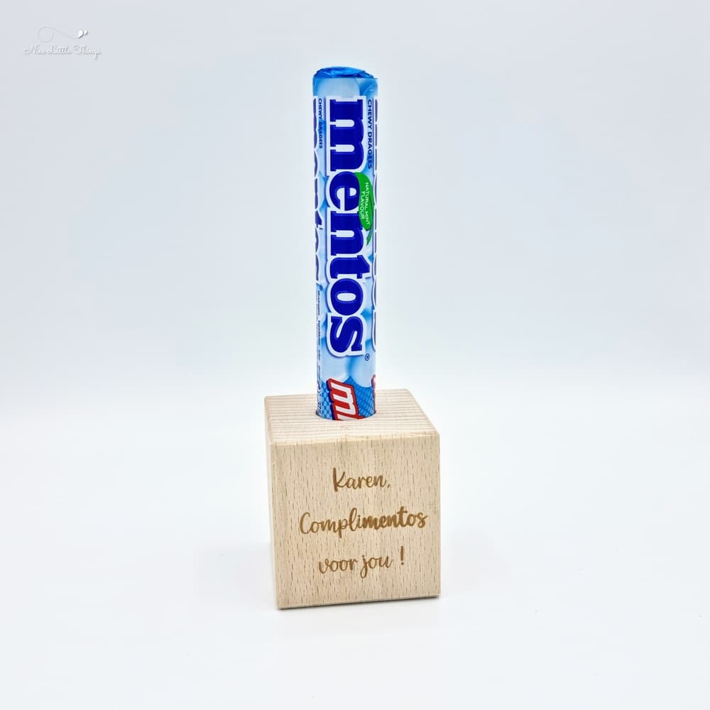 Cube en bois Complimentos