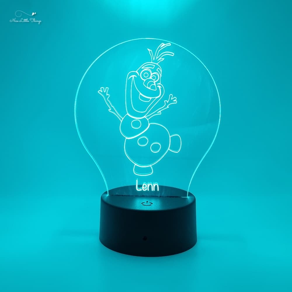 Lampe LED RVB Frozen Olaf