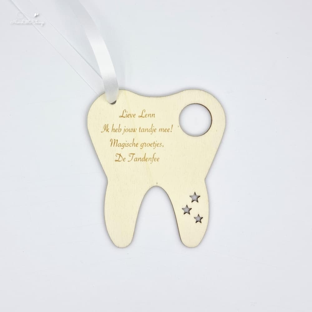 Pendentif en forme de pièce de la fée des dents