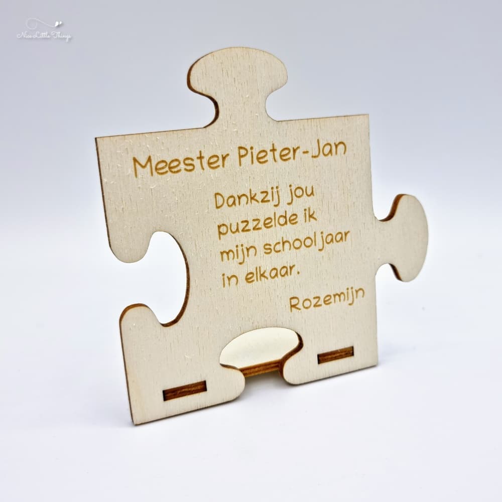Puzzle Piece Fin de l'année scolaire