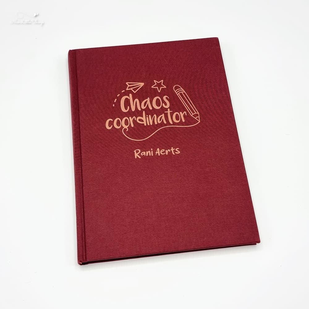 Carnet de notes avec nom